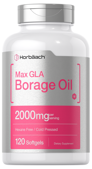 Borage Oil 2000mg with 380mg of GLA | 120 Softgels