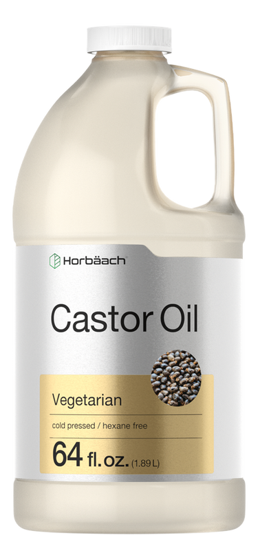 Castor Oil | Hexane Free, Cold Pressed | 64 oz