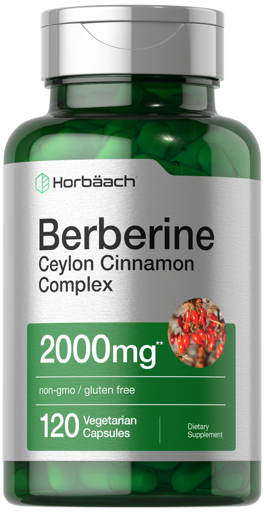 Berberine Plus Ceylon Cinnamon 2000mg | 120 Veggie Capsules