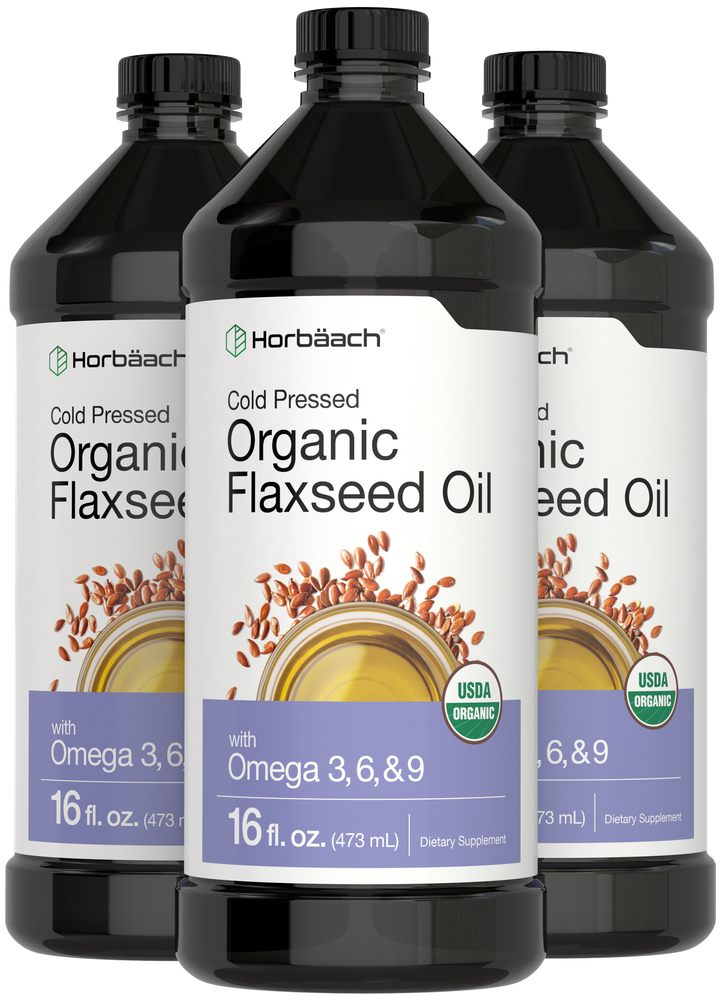 Organic Flaxseed Oil | 16 Fl Oz