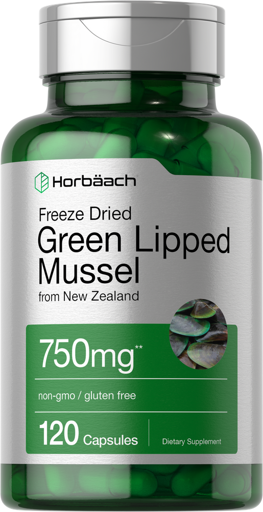 Green Lipped Mussel 750mg | 120 Capsules