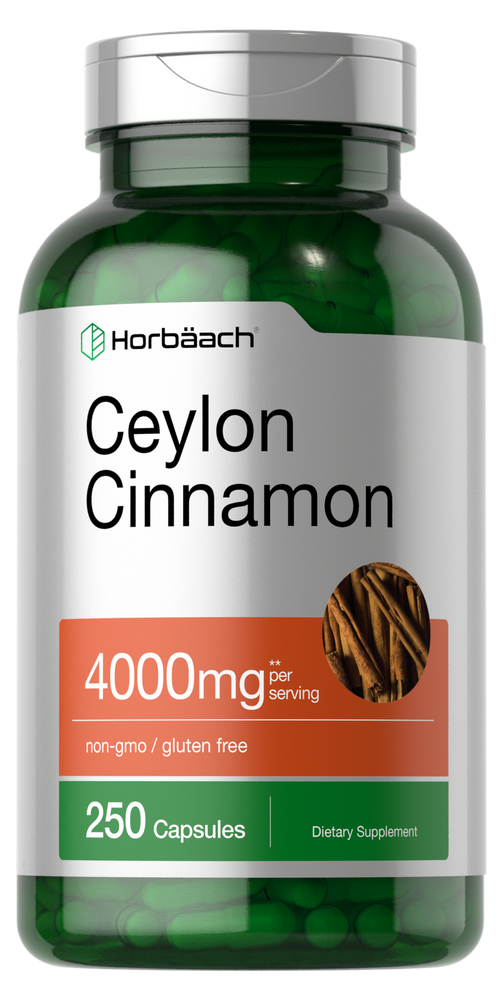 Ceylon Cinnamon 4000mg | 250 Capsules