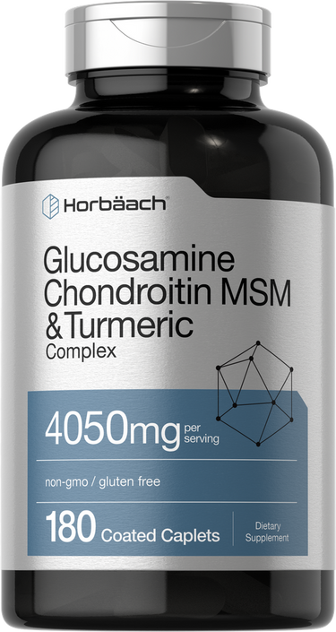 Glucosamine Chondroitin with Turmeric & MSM 4050mg | 180 Caplets