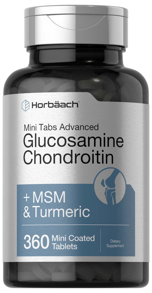 Advanced Glucosamine Chondroitin MSM & Turmeric | 360 Mini Tablets