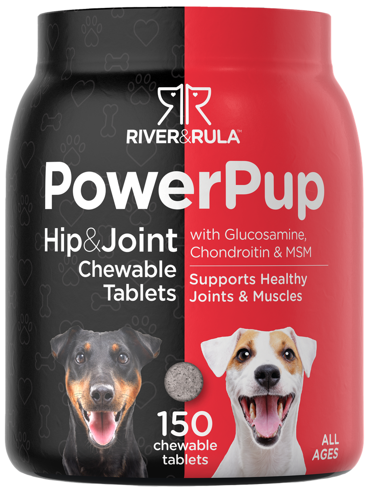 Hip and Joint Supplement for Dogs | 150 Chews | by River & Rula
