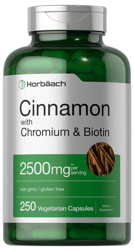 Cinnamon 2500mg with Chromium & Biotin | 250 Capsules
