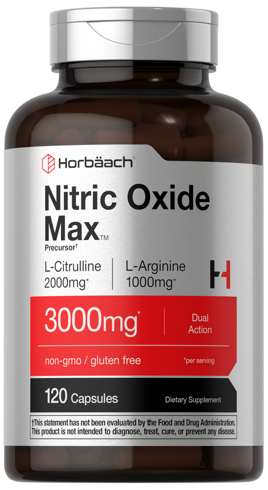 Nitric Oxide Max 3000mg | 120 Capsules