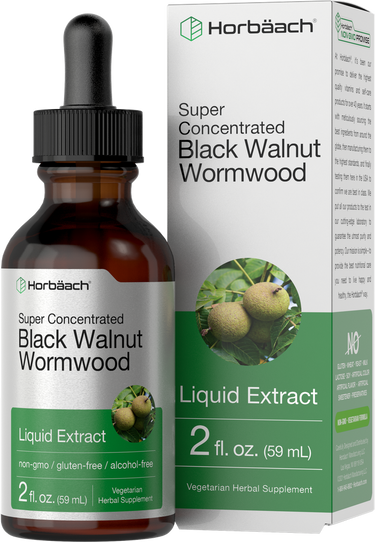 Black Walnut Wormwood Extract | 2oz Liquid
