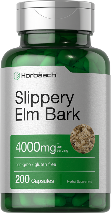 Slippery Elm Bark 4000mg | 200 Capsules