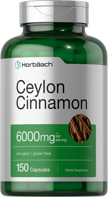 Ceylon Cinnamon 6000mg | 150 Capsules