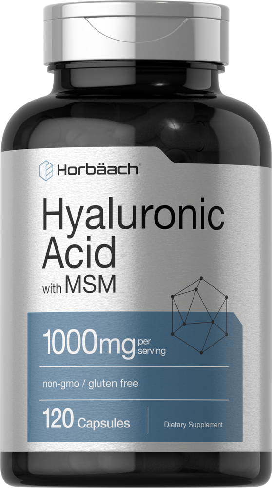 Hyaluronic Acid with MSM 1000mg | 120 Capsules