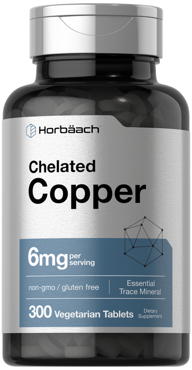 Chelated Copper 6mg | 300 Tablets