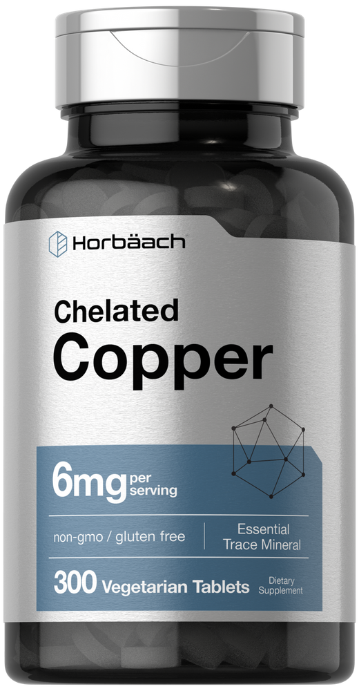 Copper Chelated 6mg | 300 Tablets