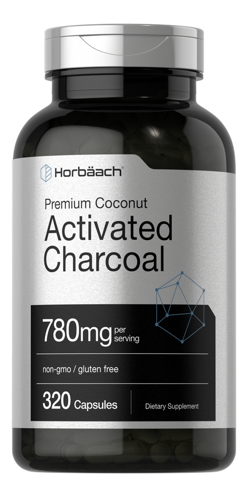 Activated Charcoal 780mg | 320 Capsules