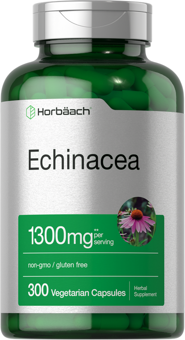 Echinacea Extract 1300mg | 300 Capsules