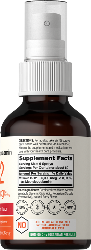 Vitamin B-12 5000mcg | 2oz Liquid