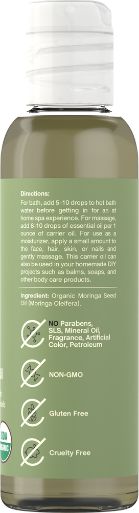Organic Moringa Oil | 4 oz