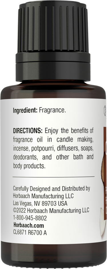 Coconut Fragrance Oil | 0.51 fl oz (15ml)