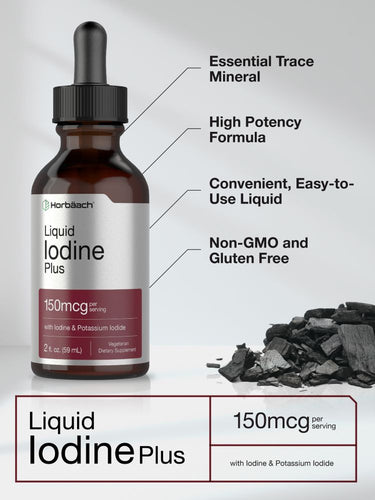 Liquid Iodine Drops 150mcg | 2oz