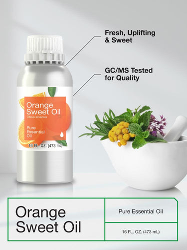 Sweet Orange Essential Oil | 16 fl oz