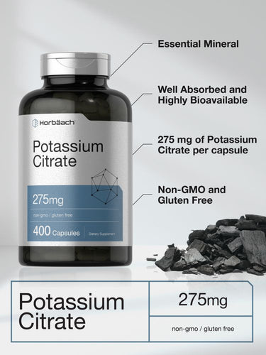 Potassium Citrate 275mg | 400 Capsules