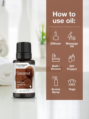 Coconut Fragrance Oil | 0.51 fl oz (15ml)