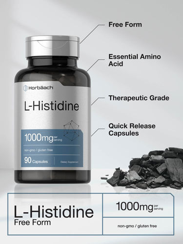 L-Histidine 1000mg | 90 Capsules
