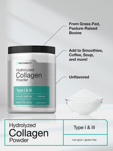 Multi Collagen Powder 7 oz | Type I and III