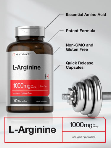 L Arginine 1000mg | 150 Capsules