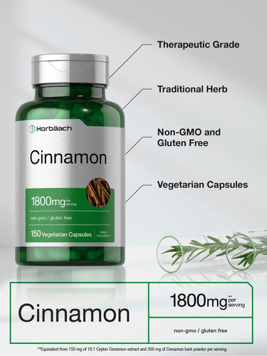 Cinnamon 1800mg per serving | 150 Capsules