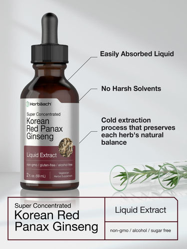 Korean Red Ginseng Liquid Extract | 2 fl oz