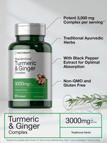 Turmeric Complex 3000mg | 60 Softgels