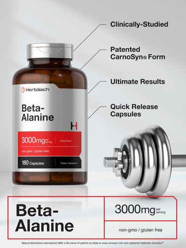 Beta-Alanine | 3000mg | 180 Capsules