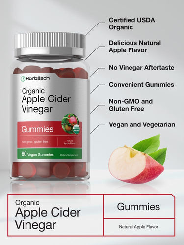 Organic Apple Cider Vinegar | 60 Gummies