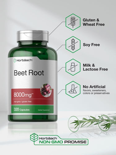 Beet Root Extract 8000mg | 320 Capsules