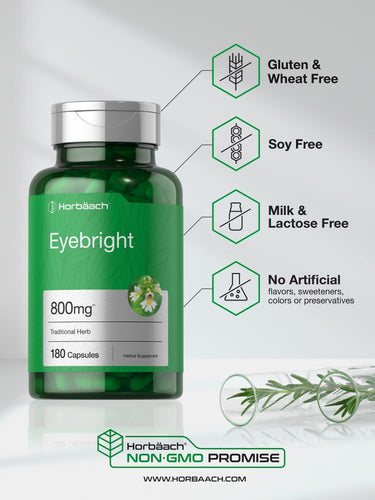 Eyebright Herb 800mg | 180 Capsules