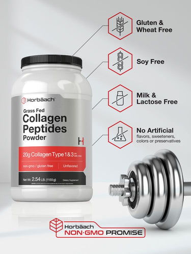 Collagen Peptide Powder | 40 oz | Unflavored | Type 1 and 3