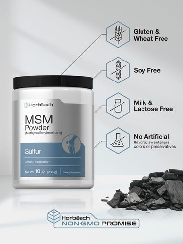 MSM Powder (Methylsulfonylmethane) | 10 oz