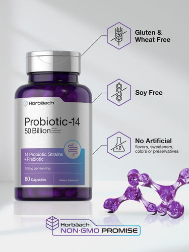 Probiotics 50 Billion CFUs | 60 Capsules