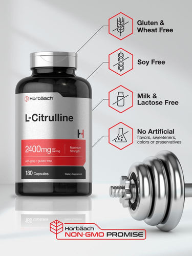 L-Citrulline 2400mg | 180 Capsules