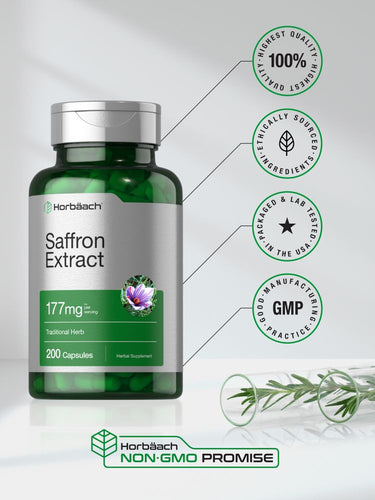 Saffron Extract 177 mg | 200 Capsules