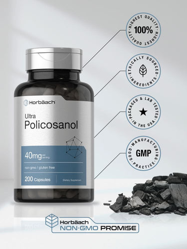 Policosanol 40mg | 200 Capsules