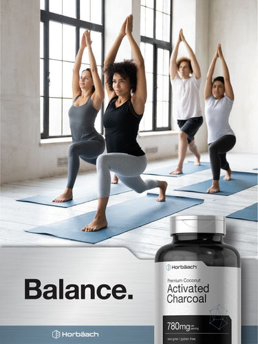 Activated Charcoal 780mg | 180 Capsules