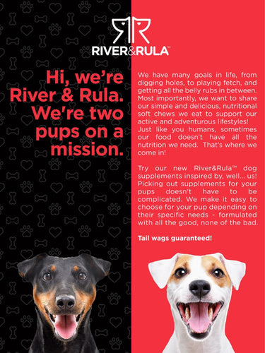Hip and Joint Supplement for Dogs | 150 Chews | by River & Rula