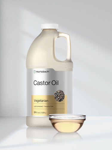 Castor Oil | Hexane Free, Cold Pressed | 64 oz
